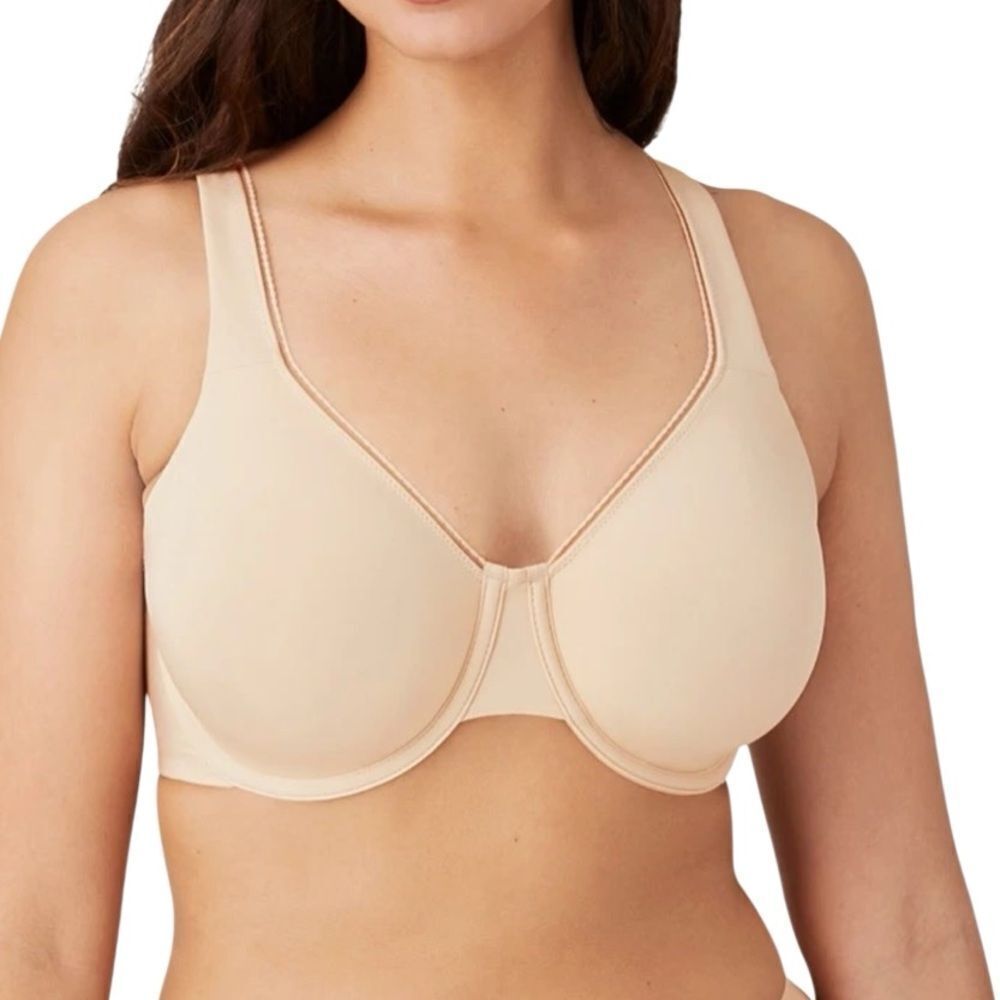 Wacoal High Standards Underwire Bra Color Sand Size 32D